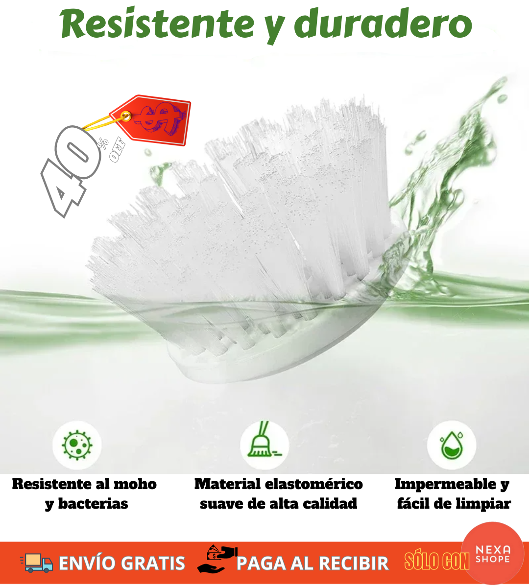 LimpiaFácil Pro – Cepillo Eléctrico 5 en 1