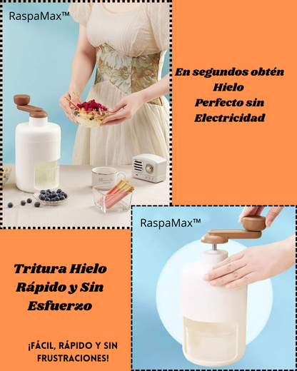 RaspaMax™ – Prepara Raspados, Granizados y bebidas al Instante