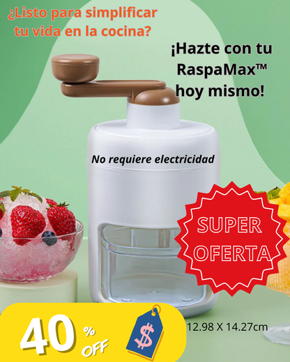 RaspaMax™ – Prepara Raspados, Granizados y bebidas al Instante