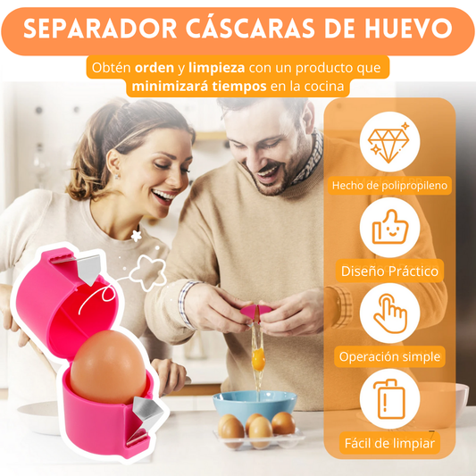 Separador de cáscara de huevo: La herramienta que simplifica tu cocina todos los días